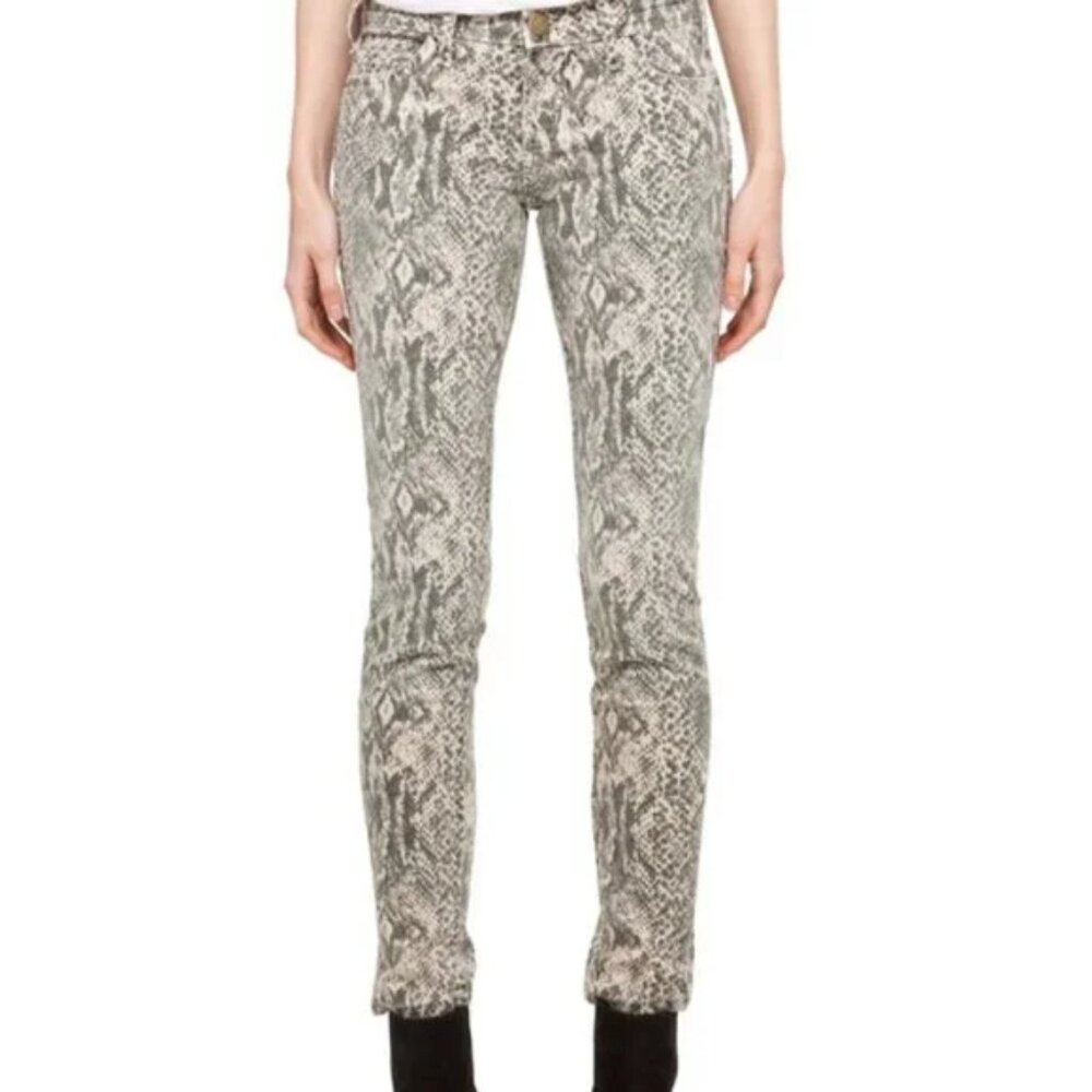 New Current Elliott Snakeskin Python Printed Ankl… - image 1